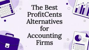 Decorative finance-themed title card illustration