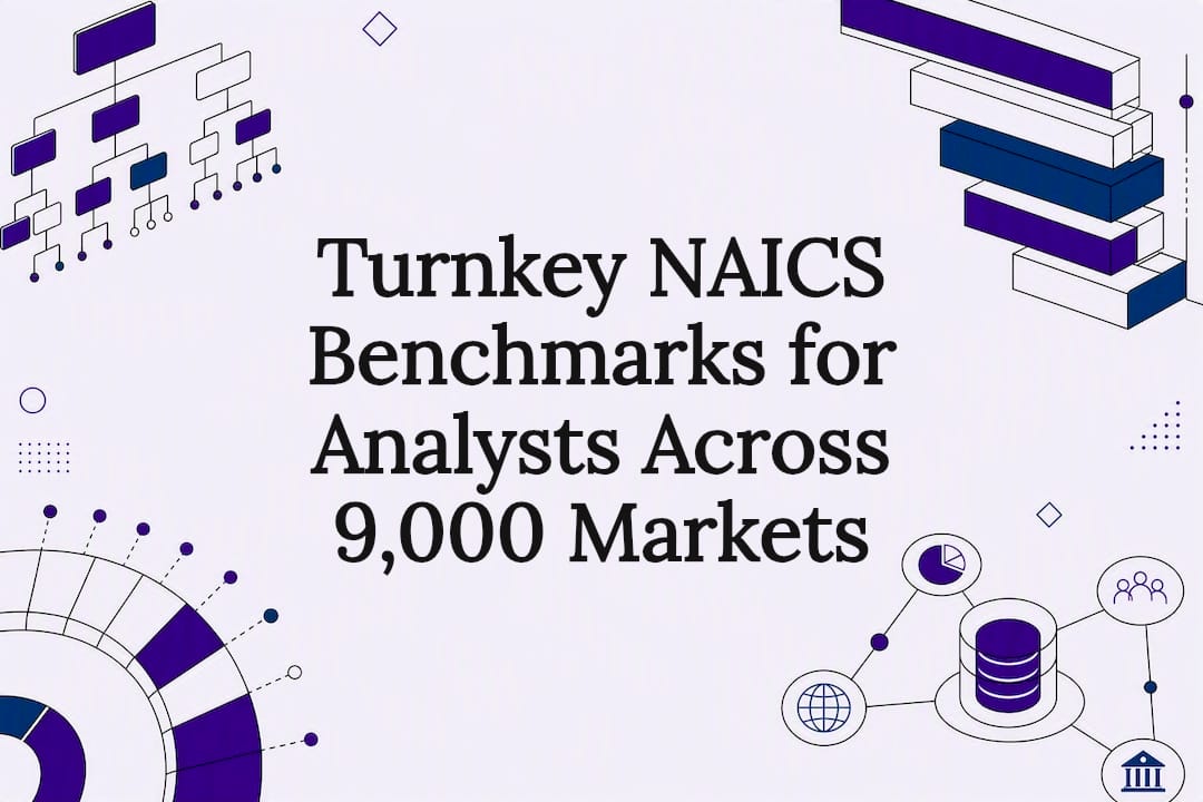 Decorative NAICS benchmarking title card