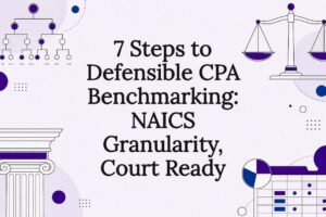 Defensible CPA benchmarking title card