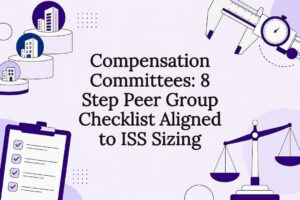 Compensation committee peer group checklist title card