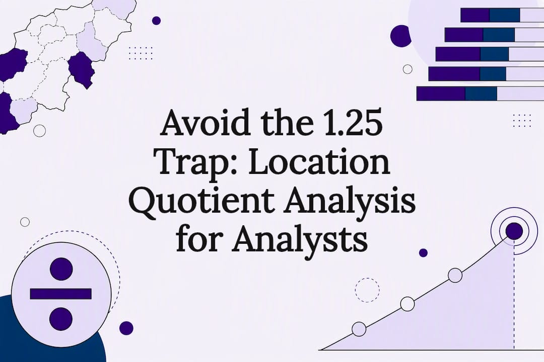 Location quotient analysis title card