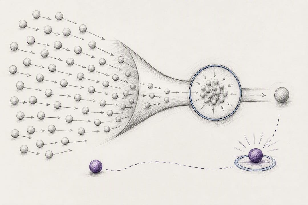Illustration showing an anomalous data point