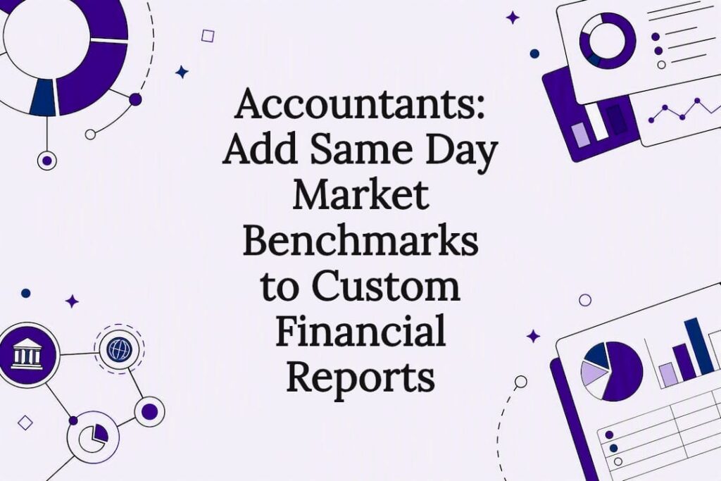 Custom financial reporting title card