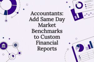 Custom financial reporting title card
