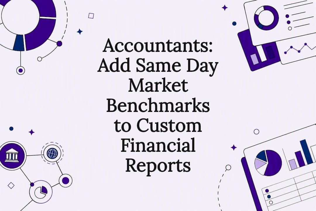 Custom financial reporting title card