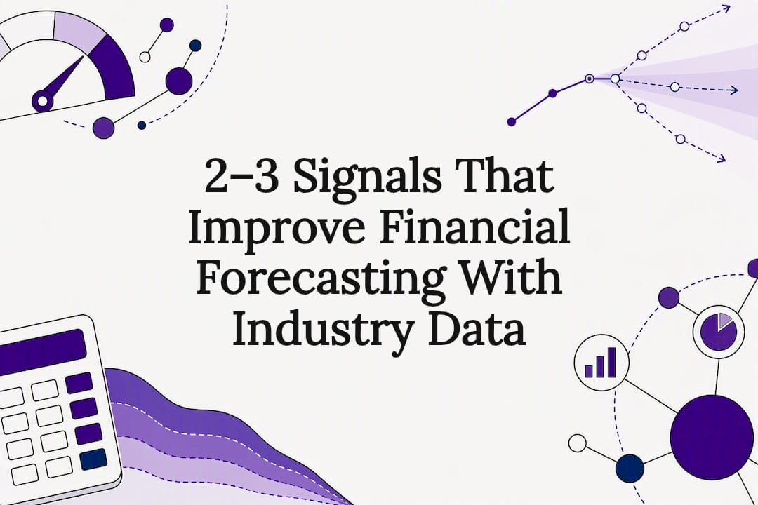 Financial forecasting data title card