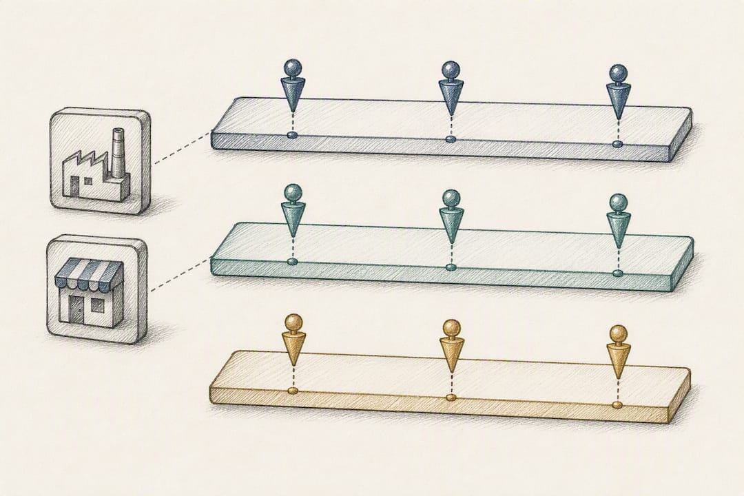 Percentile bands for industry benchmarks