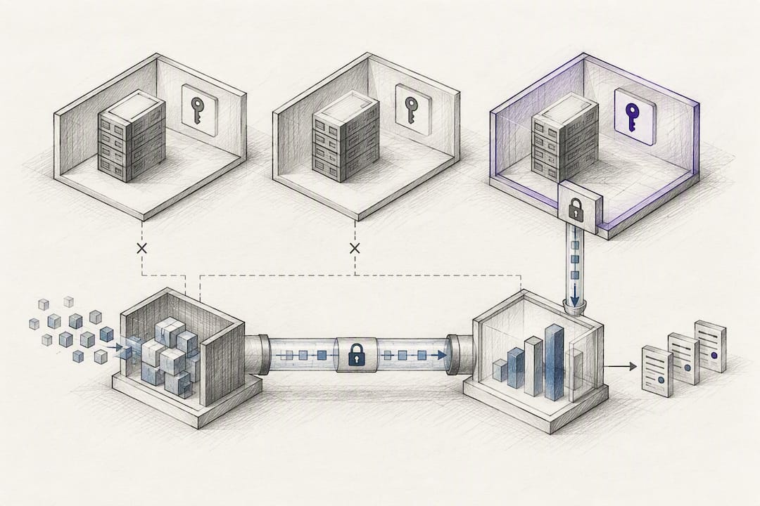 Separated API environments with secure data paths
