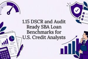 Decorative SBA loan benchmark title card