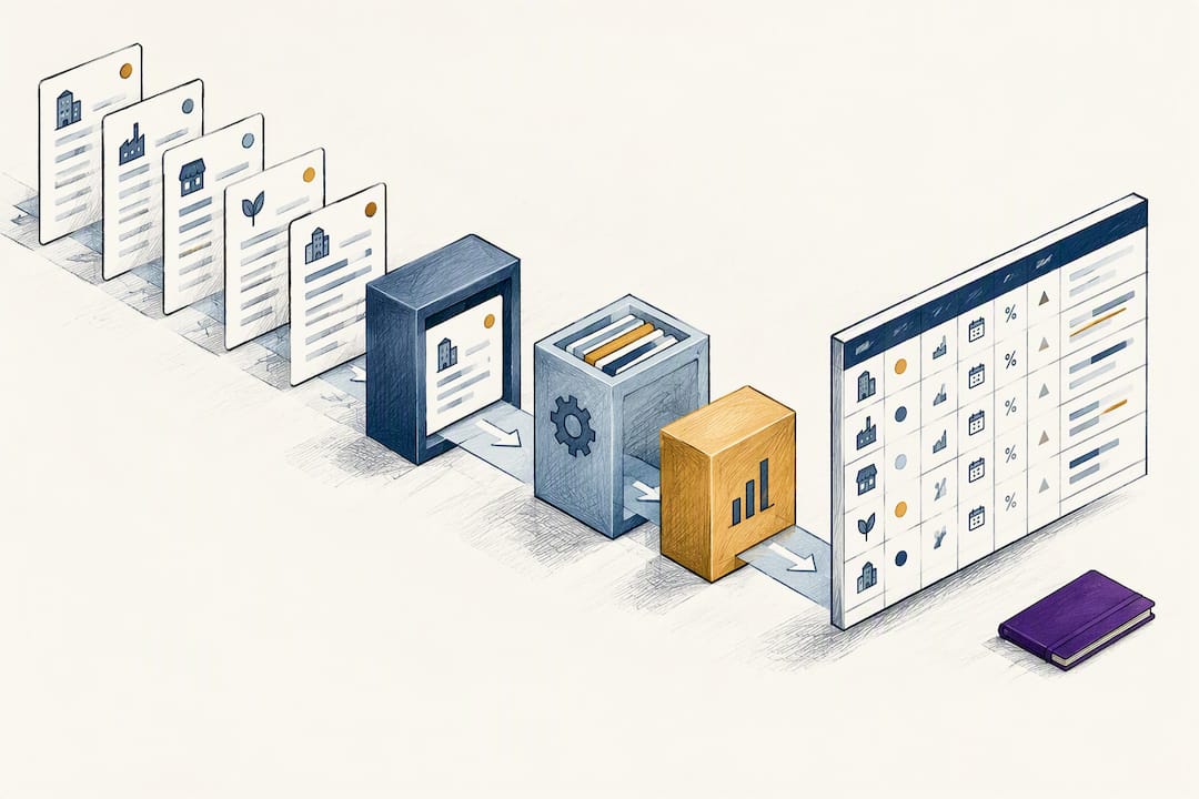 Structured Tax Court case extraction workflow