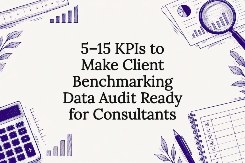 Audit-ready benchmarking title card