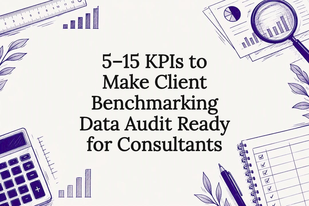 Audit-ready benchmarking title card