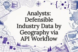 Decorative industry data workflow title card