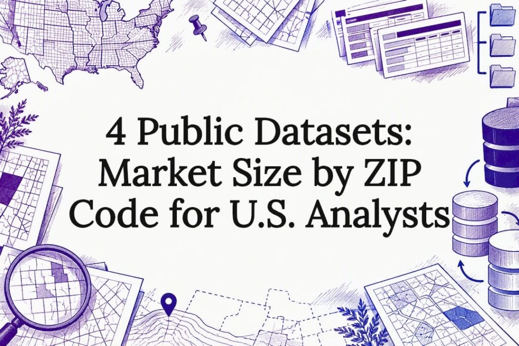 Decorative ZIP code dataset title card