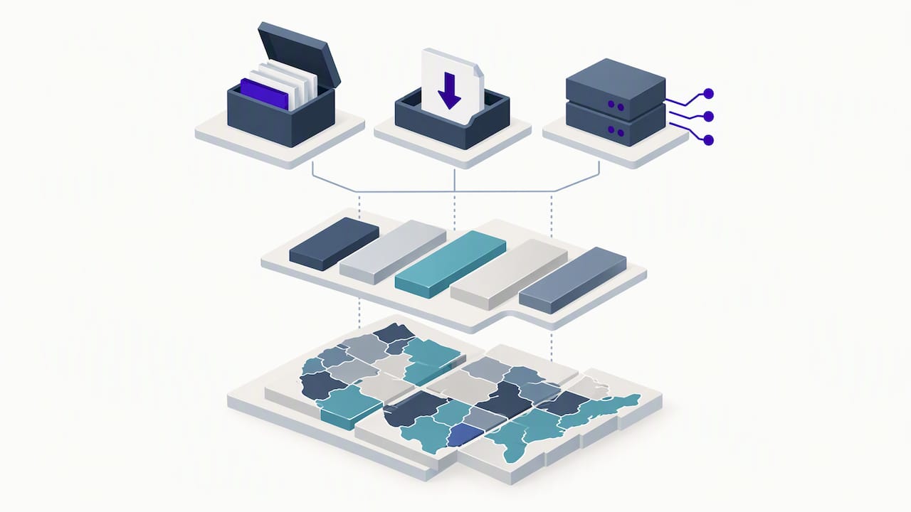 Illustration of ZIP dataset structure and access