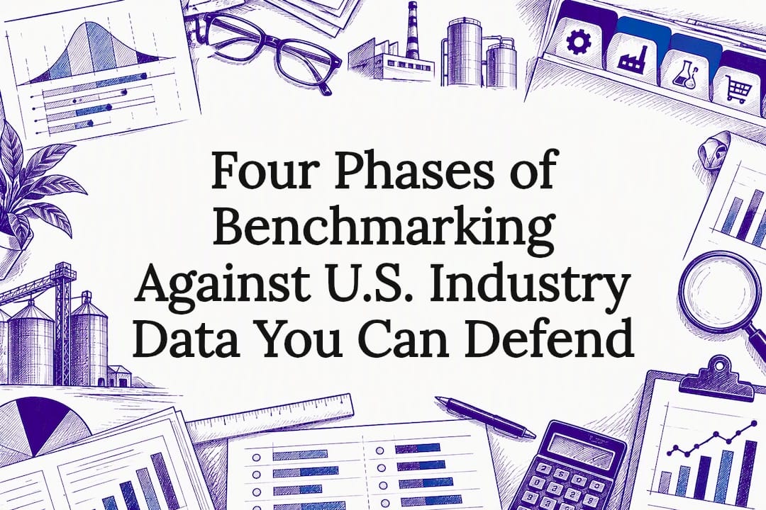 Pencil sketch of benchmark data tools