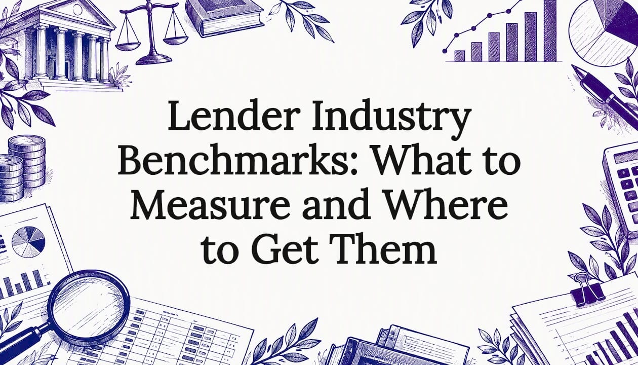 Hand-drawn lender benchmark title card